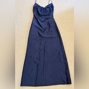 Laundry By Shelli Segal Midnight Blue Maxi Dress